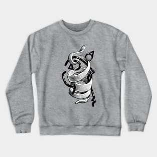 Ribbon Face Crewneck Sweatshirt